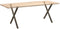 vidaXL - Eettafelpoten - 2 - st - X-vormig - 80x(72-73) - cm - staal - naturel