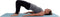 Yogamat - antislip - 173x58 - blauw