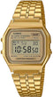 Casio A158WETG-9AEF - Unisex Horloge - 36,3 mm - Goudkleurig