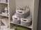 The Tranquil Abode - Opvouwbare Opbergmand - Set van 3 Stevige Stoffen met Handgrepen (3 stuks)