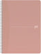 OXFORD My Rec'Up spiraalblok A4 gelijnd 90 vel 100% gerecycled papier roze