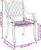 vidaXL - Tuinstoelen - 2 - stuks - Groen - Gietijzer