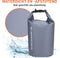 Dunlop Drybag 10 Liter - Waterdichte Tas - Grijs