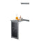 SoBuy FWT20-HG - Inklapbare Wandtafel - Krijtbord - 50 x 175 x 76 cm - Grijs