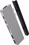 Hyper HyperDrive DUO - 7-in-2 USB-C Hub - 1x HDMI 4K 60Hz 2x USB-C 5Gbps - Grijs