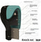Super Pro Combat Gear - Knock-Out Pro Bokshandschoenen Veter - 16 oz - Zwart/Wit