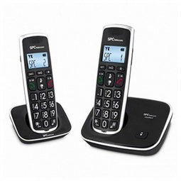 Draadloze telefoon Telecom 7609N (2 pcs) Zwart