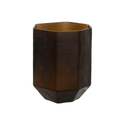 Vaas Home ESPRIT Donker grijs Kristal Modern 18 x 18 x 22 cm
