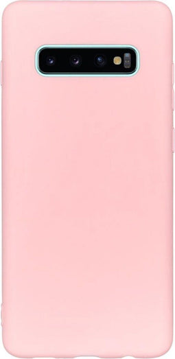 iMoshion Hoesje Geschikt voor Samsung Galaxy S10 Plus Hoesje Siliconen - iMoshion Color Backcover - Roze