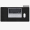 imoshion Bureau Onderlegger - 80 x 40 cm - Hoogwaardig kunstleer - Bureau Accessoires - Bureau Organizer - Antislip Muismat XXL - Inclusief draagriem - Zwart