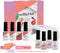 PN Selfcare Gellak Starterspakket Compleet - Nagellak gel - 1 Atomic Red + 4 Nude Gellak Kleuren - LED Lamp, Manicure Set & Nageltools - 8 x 6ml Gel Nagellak - Vegan & Hema Vrij