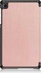 3-Vouw sleepcover hoes - Geschikt voor Samsung Galaxy Tab A7 Lite - Rose Goud