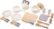 New Classic Toys® Houten Servies- en Pannenset - 20-delige Speelset met Pan Koekenpan Theeketel en Bestek - Gebroken Wit