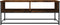 vidaXL - Salontafel - 100x51x40 - cm - bewerkt - hout - gerookt - eikenkleurig