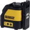 DeWALT DW088K Zelfnivellerende kruis-/lijnlaser in koffer - 2 lijnen - Rood - 15m