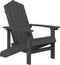 vidaXL - Tuinstoel - Adirondack - HDPE - antracietkleurig