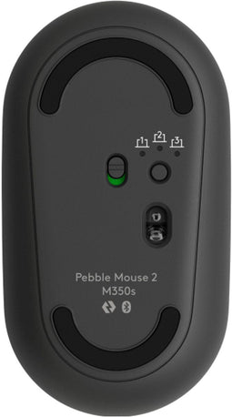 Logitech Pebble 2 Combo - Draadloos Toetsenbord en Muis - 3 apparaten koppelen - Azerty FR Grafiet