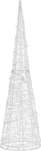 vidaXL - Lichtkegel - decoratief - LED - warmwit - 120 - cm - acryl