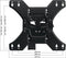 One For All WM4451 - TV Steun - Muurbeugel - Draaggewicht 50kg - Zwart