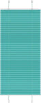 vidaXL - Plissé - rolgordijn - 60x150 - cm - stofbreedte - 59,4 - cm - petrol - groen