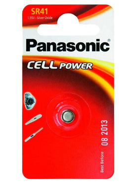 Panasonic SR41 - Knoopcelbatterij - Hoge energiedichtheid - 1,55 Volt