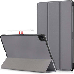 3-Vouw sleepcover hoes - Geschikt voor iPad Pro 11 inch (2018/2020/2021) - Grijs
