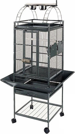 Strong Vogelkooi Villa Helios - Zwart - 69 x69 x 144 cm
