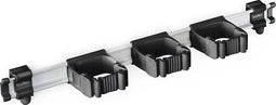 Toolflex One - Gereedschapsophangsysteem - 54 cm Aluminium Rail - 3 Flexibele Houders - Geschikt voor Ø15-35 mm Gereedschappen - Zwart