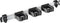 Toolflex One - Gereedschapsophangsysteem - 54 cm Aluminium Rail - 3 Flexibele Houders - Geschikt voor Ø15-35 mm Gereedschappen - Zwart