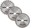 Scheppach Cirkelzaagblad Ø210mm - Set van 3 - Tungsten carbide - 24T 48T 60T
