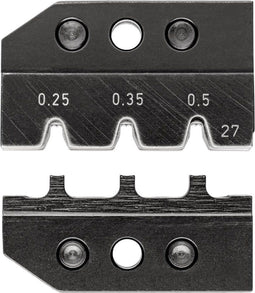 Knipex 97 49 27 Krimpinzetstuk MQS-stekkers 0.25 tot 0.5 mm²