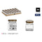 Glazen pot La Mediterránea WOOD 60 ml (72 Stuks)