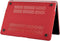 Lunso Geschikt voor MacBook Pro 13 inch M1/M2 (2020-2022) cover hoes - case - Sand Wine Red
