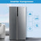 Comfee RCS609IX2 - Amerikaanse Koelkast - 460L - No Frost - Water- en ijsdispenser - RVS