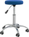 vidaXL - Massagekruk - fluweel - blauw