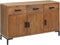 vidaXL - Dressoir - 110x35x70 - cm - massief - grenenhout - bruin