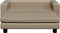 vidaXL - Hondenmand - met - verlengstuk - 100x50x30 - cm - kunstleer - cappuccino