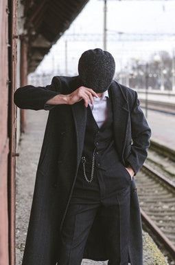 Plexiglas schilderijen - Glasschilderij Peaky Blinders - 120x80 cm