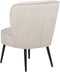 VOSS - Fauteuil - Taupe - Fluweel