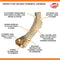 Nylabone durable chew nylon antler medium