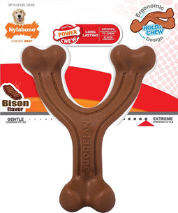 Nylabone extreme chew wishbone bison - Default Title