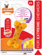 Nylabone Extreme kauwbot met kaassmaak - Voor de Krachtigste Kauwers - Vulbaar met Smeersels zoals Pindakaas -X-Small