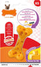 Nylabone Extreme kauwbot met kaassmaak - Voor de Krachtigste Kauwers - Vulbaar met Smeersels zoals Pindakaas -X-Small