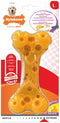 Nylabone Extreme kauwbot met kaassmaak - Voor de Krachtigste Kauwers - Vulbaar met Smeersels zoals Pindakaas -X-Small