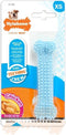 Nylabone Puppy kauwbot voor wisselgebit met kipsmaak In roze of blauw - XS - Blauw