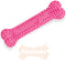 Nylabone Puppy kauwbot voor wisselgebit met kipsmaak In roze of blauw - XS - Blauw