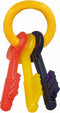 Nylabone Puppy Teething Key Flexible Geel&Blauw&Rood - Hondenspeelgoed - Wolf Tot 16kg