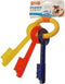 Nylabone Puppy Teething Key Flexible Geel&Blauw&Rood - Hondenspeelgoed - Small Tot 11kg