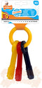 Nylabone Puppy Teething Key Flexible Geel&Blauw&Rood - Hondenspeelgoed - Small Tot 11kg