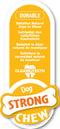 Nylabone Strong kauwbot met bacon- en cheeseburgersmaak - Voor Sterke Kauwers - Small of Medium - Medium